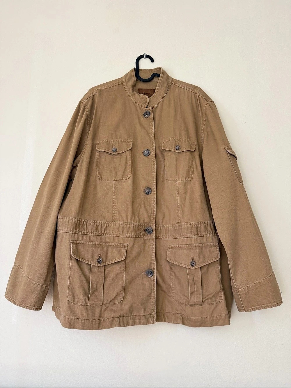 Lauren Dry Goods Supply Company Brown Cotton Utility Field Jacket Size 2X